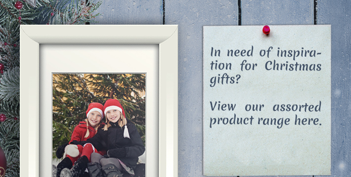 
        In need of inspiration for Christmas gifts? View our assorted product range here.
